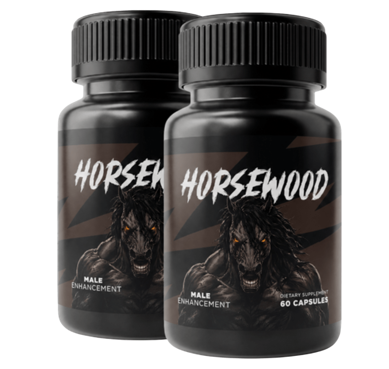 Horsewood natural male performance supplement bottle with 30 capsules